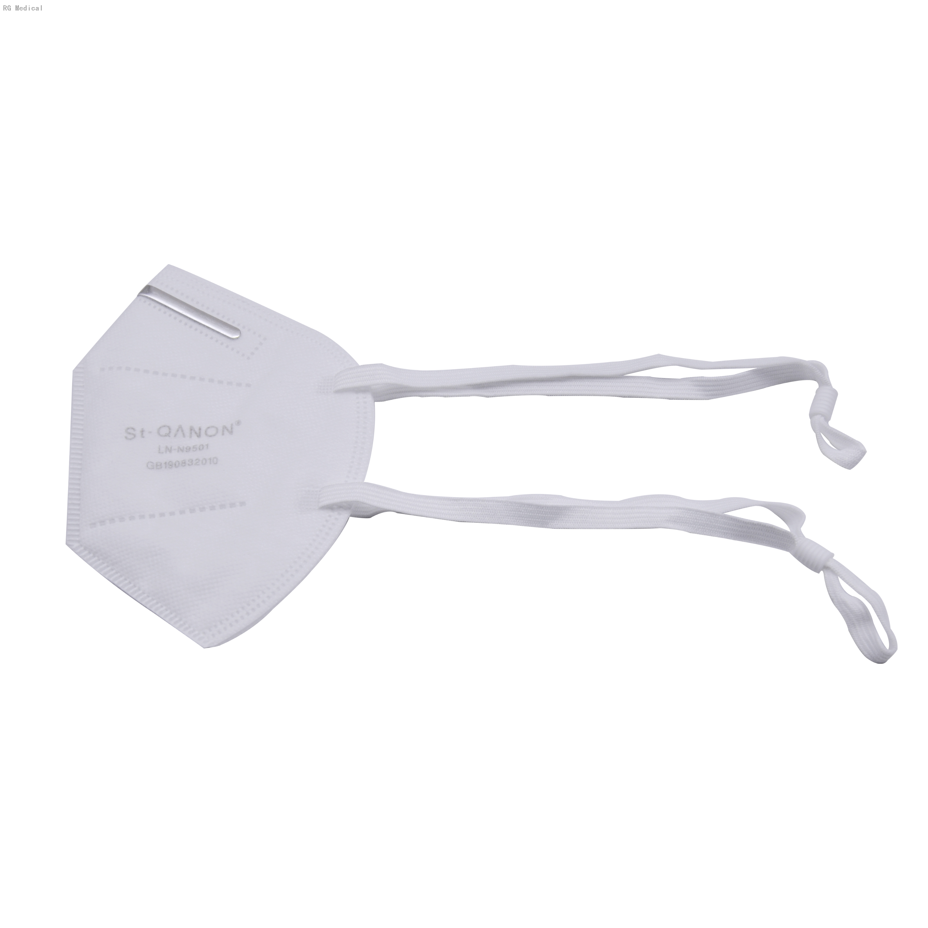 LN-N9501 White Color Fold Type Fabric Medical Mask 