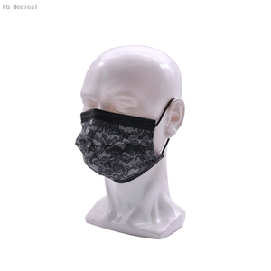 3 Layer Disposable Lace Fashion Mask for Women