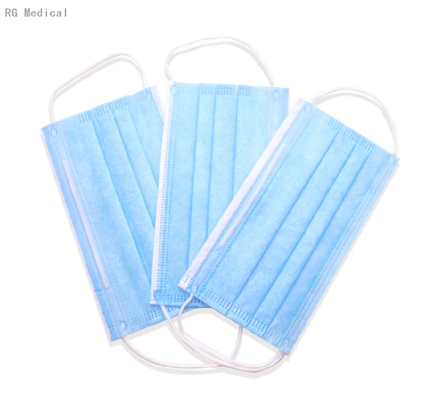 Type IIR Ear Loop Disposable Surgical Mask(Non-Sterile)