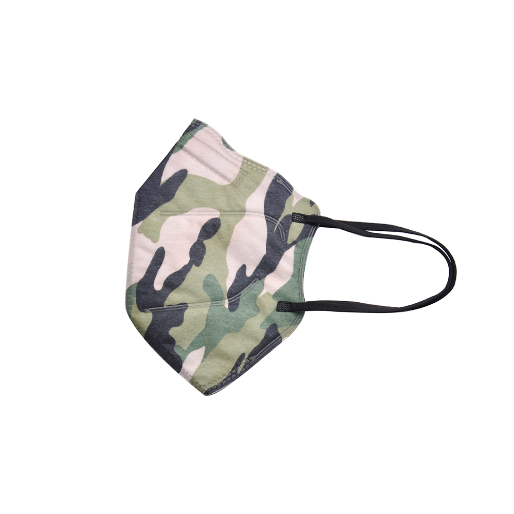 Flat-folding Camouflage 5 Player Anti-dust Facial Mask