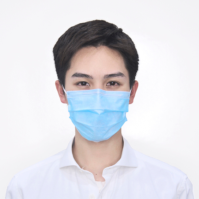 Blue ASTM Level 3 Surgical Masks Splash Resistant
