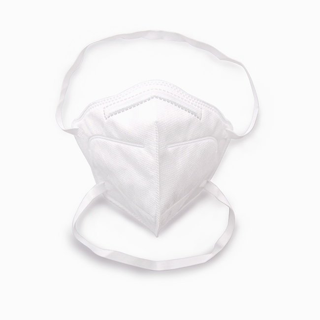 Low Resistance Foldable FFP2 4ply Face Mask 